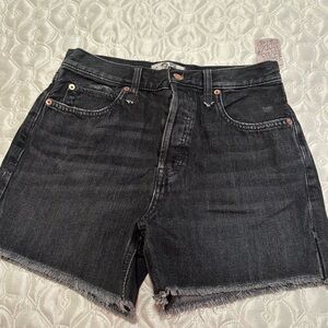 NWT Free People black jean denim shorts!